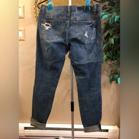 Distressed Blue Jeans - Picture 2 of 3